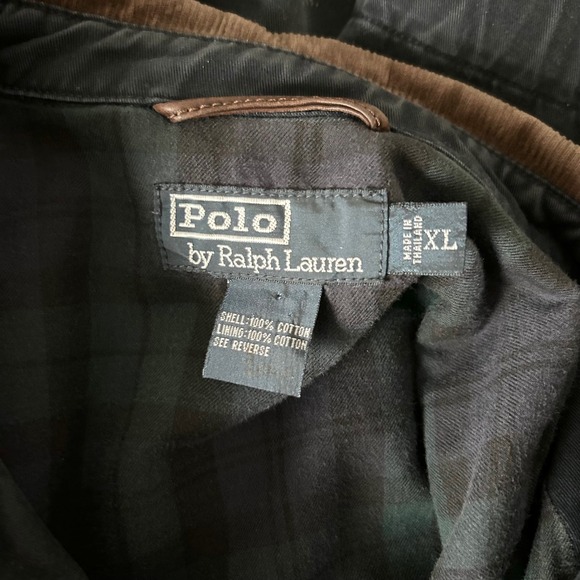 Vintage Polo Ralph Lauren Men's Harrington Barn Chore Jacket Corduroy Navy Sz XL - Picture 3 of 4